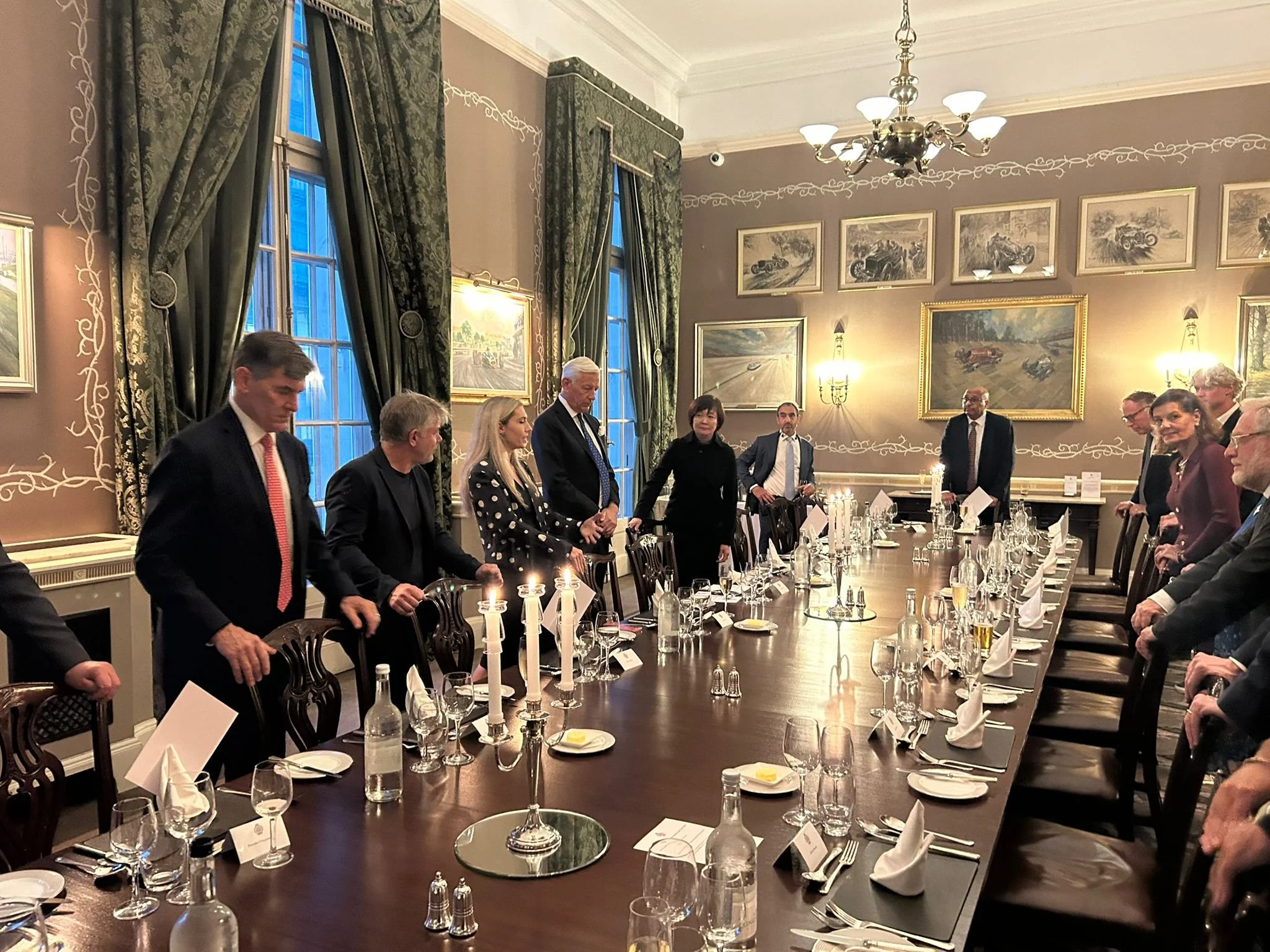 London Welcome for Mrs Akie Abe