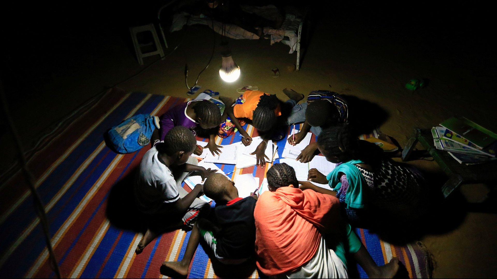 More people than ever now have electricity in Africa, but 600 million people are still in the dark